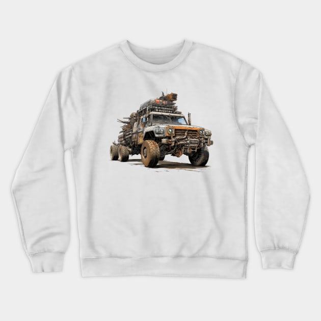 FURY ROAD TRACK Crewneck Sweatshirt by Drank